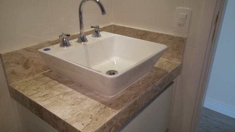 Preço de Lavatório de Mármore com Cuba Jardim Paulistano - Lavatório Silestone