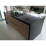 bancada de granito para cooktop Casa Verde