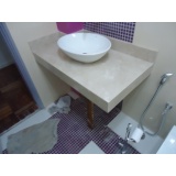 lavatório de mármore para banheiro Vila Curuçá