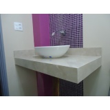 preço de lavatório de mármore para banheiro Vila Dalila